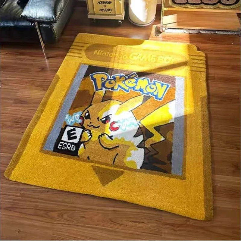 Tapis Peluche Cartouche de Jeu Rétro