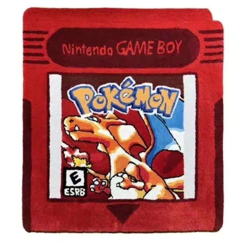 Tapis Peluche Cartouche de Jeu Rétro