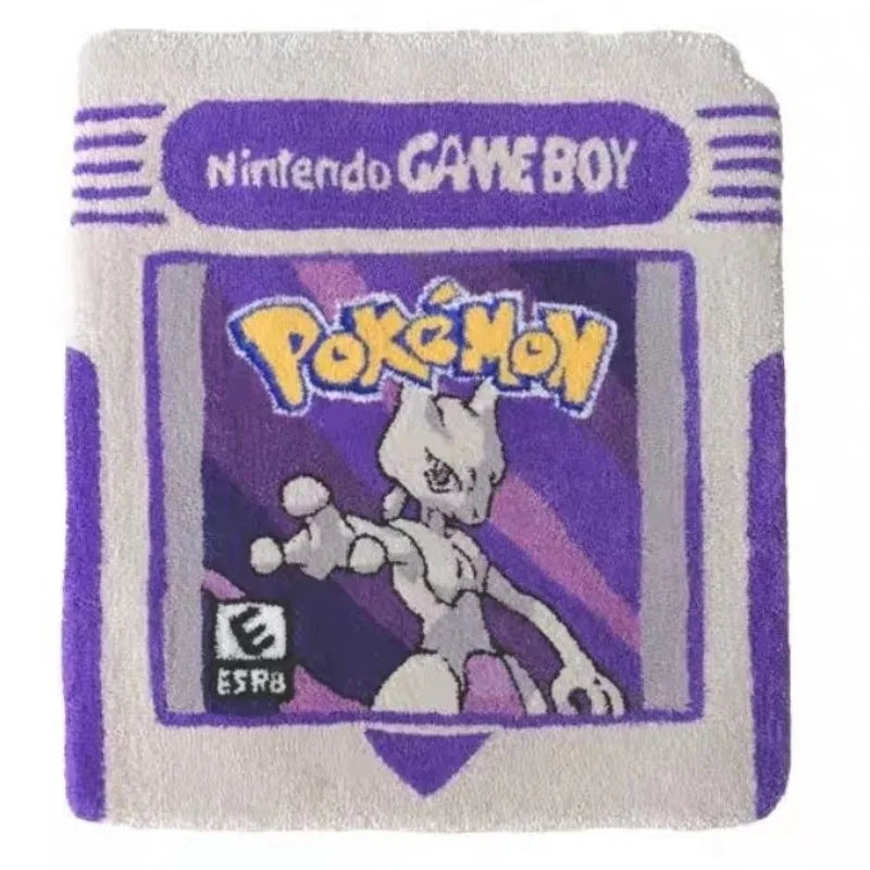 Tapis Peluche Cartouche de Jeu Rétro