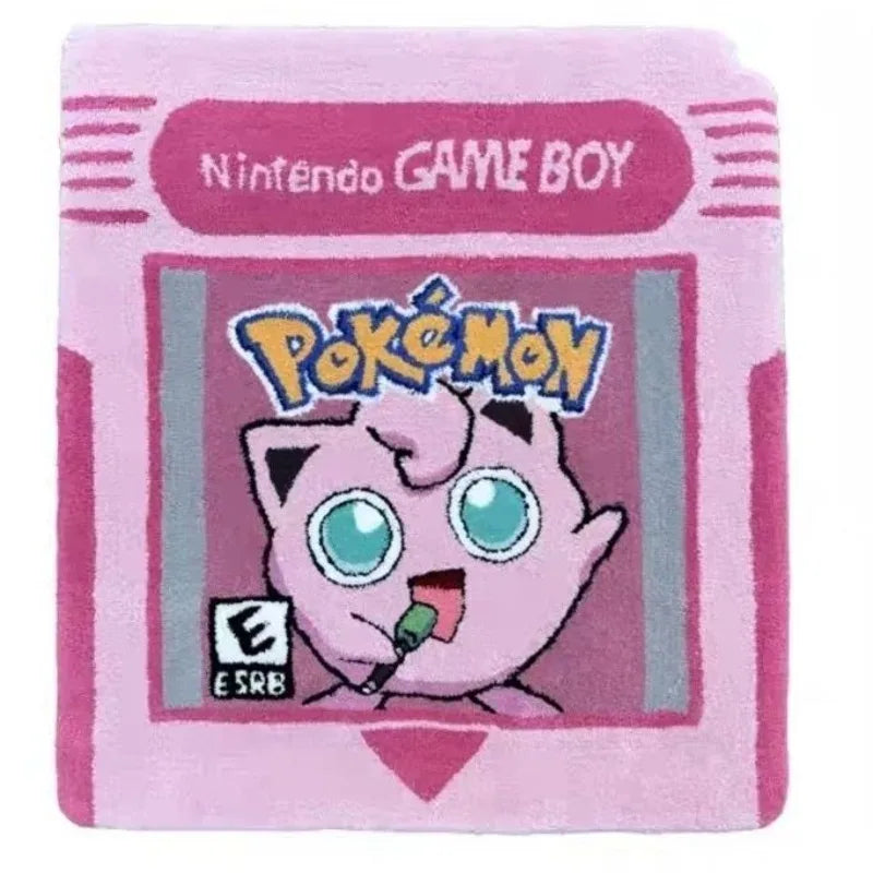Tapis Peluche Cartouche de Jeu Rétro