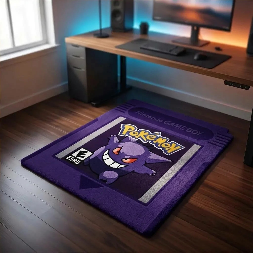 Tapis Peluche Cartouche Pokémon Violette
